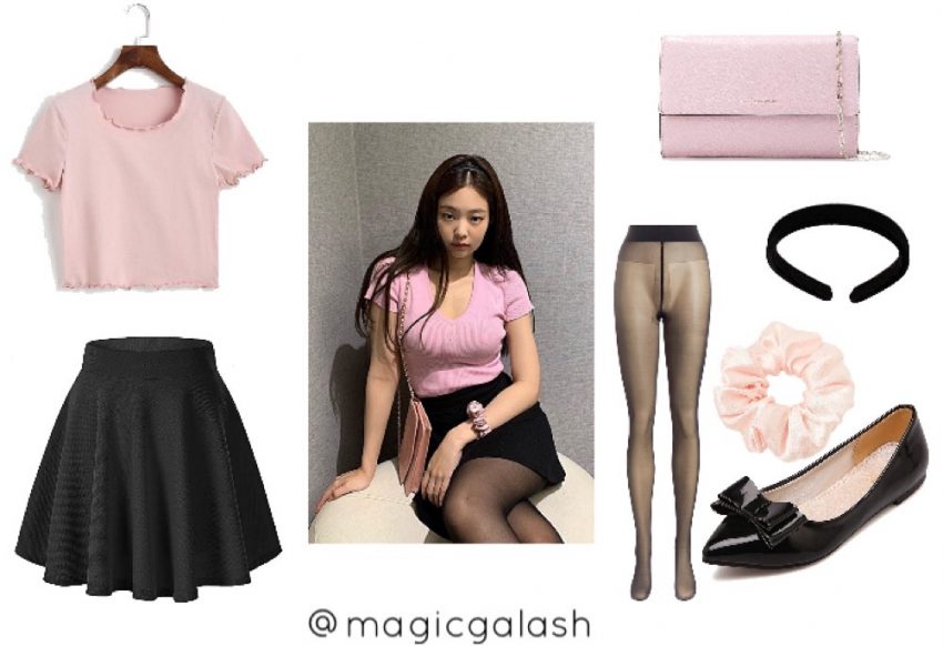 how to dress like jennie kim